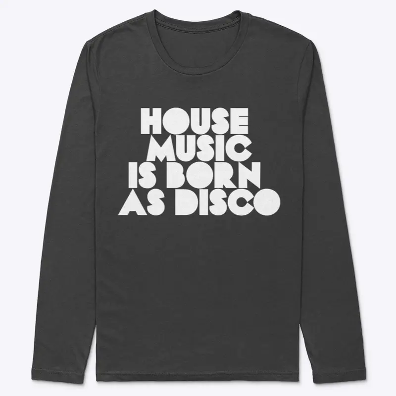 House music is born as disco