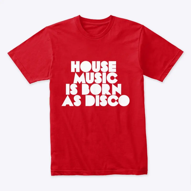 House music is born as disco