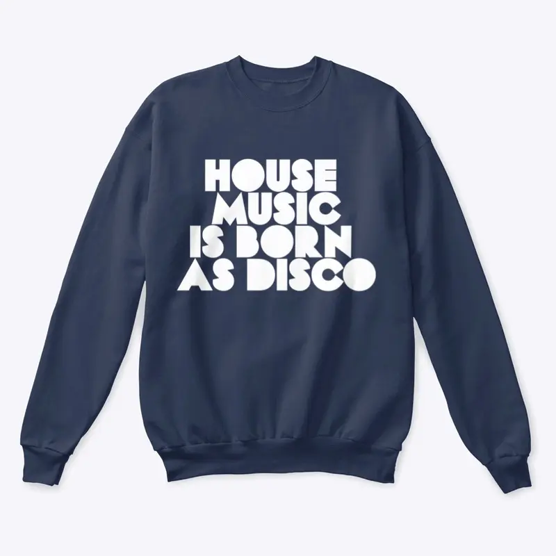 House music is born as disco