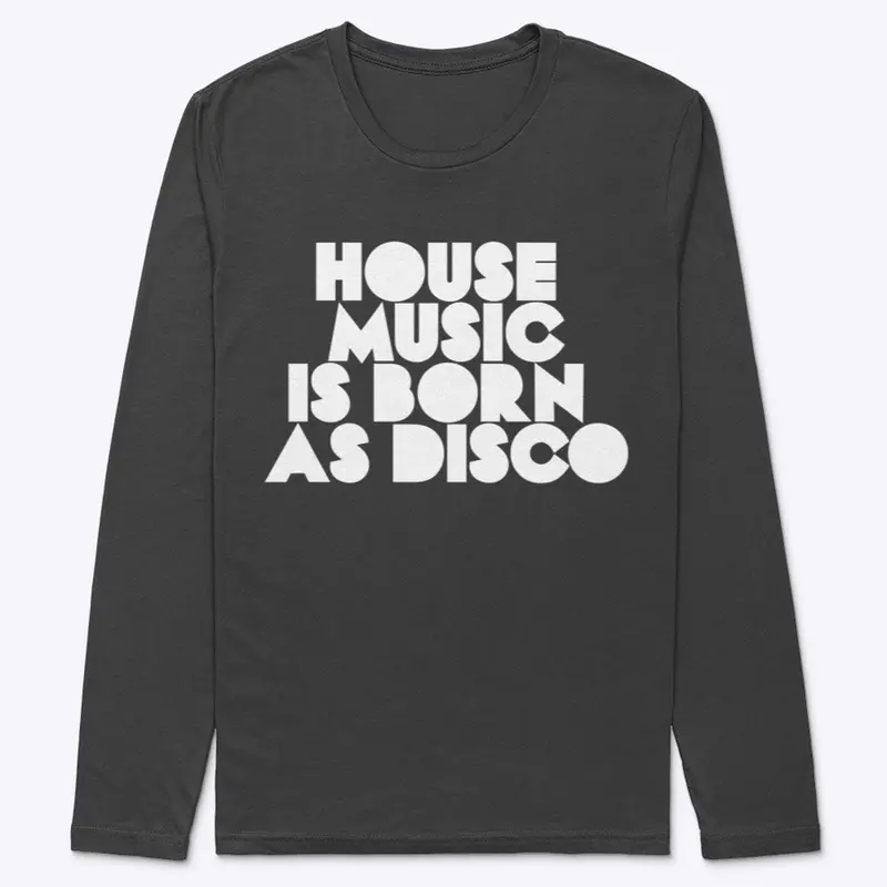 House music is born as disco