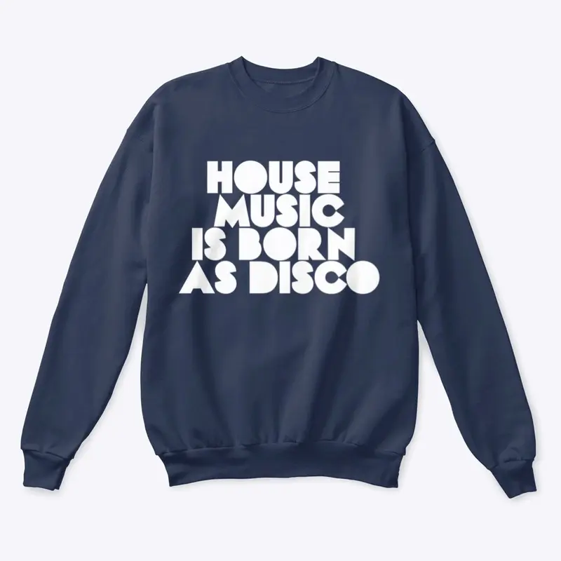 House music is born as disco